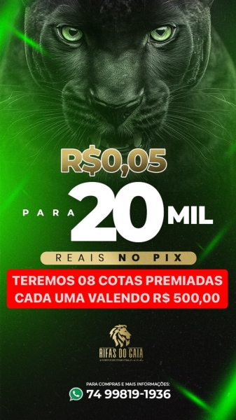 Pix de 20.000,00 reais